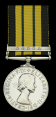 Africa General Service 1902-56, 1 clasp, Kenya (22953092 Pte. D. Russell. Glosters.) minor official correction to...