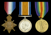 Three: Private A. O. Callaghan, Gloucestershire Regiment, who was killed in action on the first day of the Battle of...