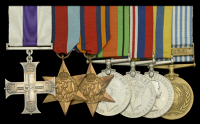 The superb Second World War ‘Burma’ M.C. group of seven awarded to Captain P. S. Evans, York and Lancaster...