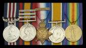 A Great War ‘Western Front’ M.M. group of five awarded to Corporal F. W. Robbins, 1st Battalion, Gloucestershire...