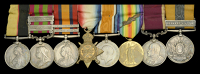 Eight: Quartermaster Sergeant W. D. Woollen, Gloucestershire Regiment, later Quartermaster and Captain, Oxfordshire...