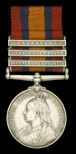 Queen’s South Africa 1899-1902, 3 clasps, Defence of Ladysmith, Orange Free State, Transvaal (3981 Pte. A. Blake,...