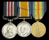 A Great War ‘Western Front’ M.M. awarded to Private G. L. Page, 8th Battalion, Gloucestershire Regiment, was...