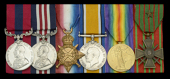 A Great War ‘Western Front’ D.C.M., M.M. group of six awarded to Private H. Pugh, 8th Battalion, Gloucestershire...