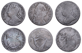 Evasion Halfpennies (3), in the name of Cornwallis, 1797, cornwal-lis . ind . bust left, rev, british tars,...