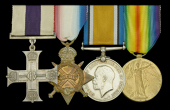 A Great War ‘Mesopotamia’ M.C. group of four awarded to Brevet Major J. Durand Deacon, 7th Battalion,...