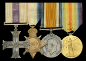 A Great War ‘Western Front’ M.C. group of four awarded to Captain A. M. Jones, M.B.E., 3rd Battalion,...