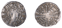 Edward III (1327-1377), Florin coinage, Halfpenny, London, nothing before rex, 1.16g/3h (N 1131; S 1558). Slightly...
