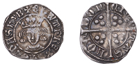 Edward III (1327-1377), Florin coinage, Penny, Gp 16a1, class C/I, London, reversed ns on obv., Lombardic ns on...