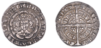 Edward III (1327-1377), Pre-Treaty period, series D, Halfgroat, London, mm. cross 1 on obv., cross 1a on rev.,...