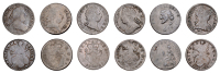 Evasion Halfpennies (6), 1779, in the name of Claudius Romanus, laureate head right, rev. Britannia seated left, may...