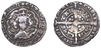 Edward III (1327-1377), Pre-Treaty period, series B, Groat, London, mm. cross 1, 4.55g/11h (N 1142; S 1563). Centres...