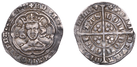 Edward III (1327-1377), Pre-Treaty period, series E, Groat, London, mm. cross 2, unbarred ns in london, 4.61g/12h (N...