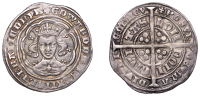 Edward III (1327-1377), Pre-Treaty period, series E, Groat, London, mm. cross 2, lis on breast, unbarred ns both...