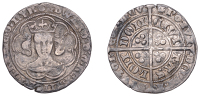 Edward III (1327-1377), Pre-Treaty period, series Gh/Gg mule, Groat, London, mm. cross 3, annulet in first quarter,...