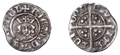 Richard II (1377-1399), Halfpenny, London, intermediate style, early bust, Lombardic ns both sides, 0.60g/2h (N...