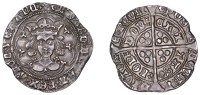 Edward IV (First reign, 1461-1470), Heavy coinage, Groat, London, class III, mm. rose, small trefoil on breast,...