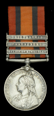 Queen’s South Africa 1899-1902, 3 clasps, Relief of Kimberley, Paardeberg, Driefontein (5013. Pte. W. W....