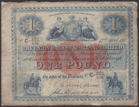 Union Bank of Scotland, £1, 12 April 1912, serial number C 550/036, Alexander and one other manuscript signature,...