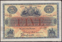 Union Bank of Scotland, £5, 3 October 1931, serial number B 791/190, Hird and McCrindle signatures, a superb...