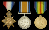 Three: Private W. King, Gloucestershire Regiment, who was killed in action on the Western Front on 15 November...