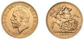 South Africa, George V, Sovereign, 1931sa, Pretoria (Hill 295; S 4005). Lustrous, mint state	 £700-£800