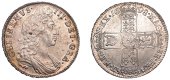 William III (1694-1702), Halfcrown, 1698, edge decimo (ESC 1034; S 3494). Good extremely fine, lightly toned over...