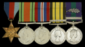 Five: Major A. E. Strange, Gloucestershire Regiment, who was wounded at Steenvorde during the evacuation of the...