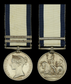 Naval General Service 1793-1840, 2 clasps, 1 Nov. Boat Service 1809, 2 May Boat Service 1813 (John Bannatyne,...