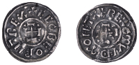 Kings of Wessex, Ecgberht (802-39), Penny, Late Phase [IV], Rochester, Beagmund, ecgbeorht rex around cross potent...
