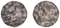 Kings of Wessex, Edward the Elder, Penny, Two Line type [HT 1], Kentish dies, Wealdhelm, + eadvveard rex around...