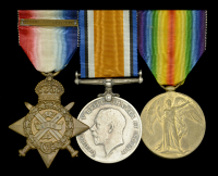 Three: Private J. Richings, Gloucestershire Regiment, who was wounded on the Western Front in October 1914

1914...