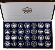 Canada, Elizabeth II, Presentation Proof Set, 1976, comprising 10 Dollars (14) and 5 Dollars (14), all struck in...