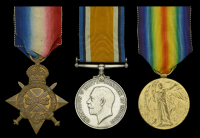 Three: Private C. J. Shearman, Gloucestershire Regiment, who was wounded in action on the Western Front on 9 May...