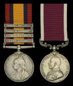 Pair: Lance-Corporal F. Leach, Gloucestershire Regiment, who was wounded at Rietfontein on 25 October...