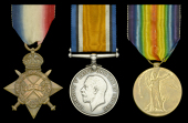 Three: Lance-Corporal W. Chandler, Gloucestershire Regiment, later Machine Gun Corps and Military Foot...