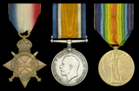 Three: Lance-Corporal W. Chandler, Gloucestershire Regiment, later Machine Gun Corps and Military Foot...