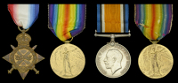 Pair: Sergeant J. E. Robinson, Gloucestershire Regiment, who died of wounds on the Western Front on 21 July...