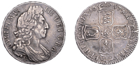 William III (1694-1702), Halfcrown, 1697y (ESC 1100; S 3492). Darkly toned, about very fine	 £100-£120