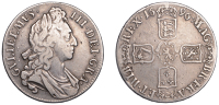William III (1694-1702), Crown, 1696, first bust, edge octavo (ESC 995; S 3470). Good fine	 £100-£120