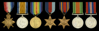 Family Group:

Three: Private E. E. Gardiner, Gloucestershire Regiment, who was wounded in action on the Western...