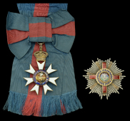 The Most Distinguished Order of St. Michael and St. George, G.C.M.G., Knight Grand Cross set of insignia comprising...