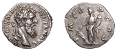 Didius Julianus (193), Denarius, 193, laureate head right, imp caes m did ivlian avg around, rev. Fortuna, draped,...