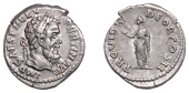 Pertinax (193), Denarius, 193, laureate head right, imp caes p helv pertin avg around, rev. Providentia, draped,...