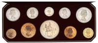 Elizabeth II (1952-2022), Sterling issues, Proof Set, 1953, comprising Crown to Farthing [10]. Brilliant, good...