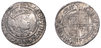 Henry VIII (1509-1547), Second coinage, Groat, Tower, mm. arrow, bust D, reads agl z france, 2.43g/1h (Whitton...