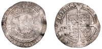 Henry VIII (1509-1547), Third coinage, Groat, Bristol, mm. WS on rev. only, bust 2, trefoils in forks, rose...