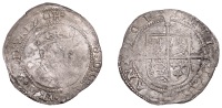 Henry VIII (1509-1547), Posthumous coinage, Groat, Canterbury, mm., rosette on obv. only, bust 6, roses in forks...