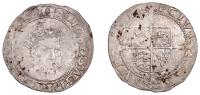 Ireland, Henry VIII, Posthumous coinage, Sixpenny Groat, type IV, Dublin, mm. p on rev. only, small bust of late...