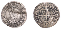 Henry VIII (1509-1547), Third coinage, Penny, York, no mm, facing bust, Lombardic letters, trefoil stops on obv.,...